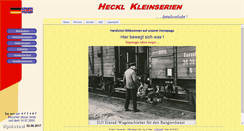 Desktop Screenshot of hecklkleinserien.de